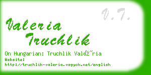 valeria truchlik business card